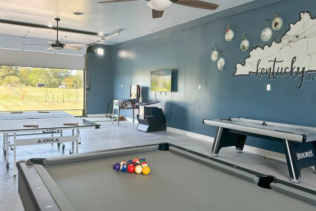 Golden Tee, air hockey, ping pong and pool!