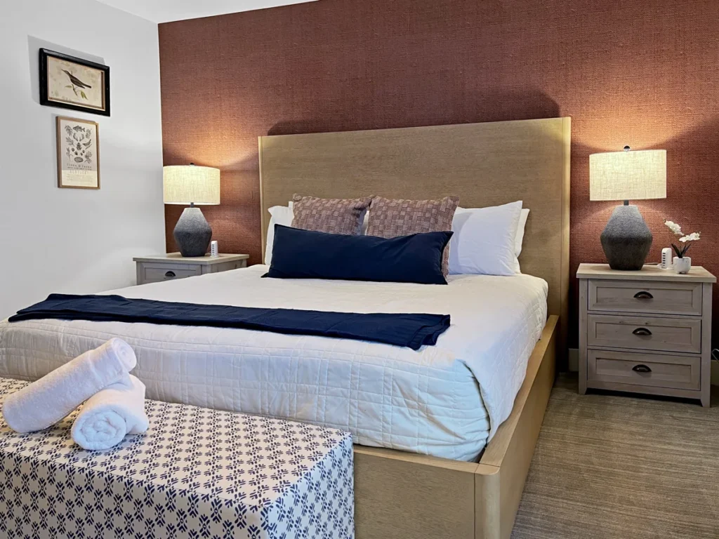 Farmhouse Bedroom 3 with a king bed